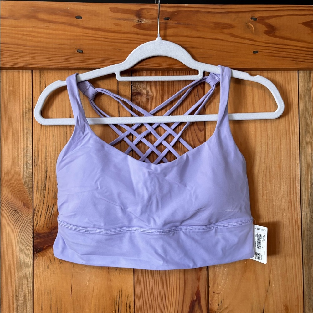 Lululemon Free to Be Longline Crisscross Back Sports Bra
